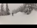 Click here to watch this video Timberline, Mount Hood - Feb 2012 - Bonezone double bust.