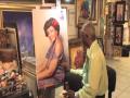 artista Daleus Magazine uno con Nancy restrepo