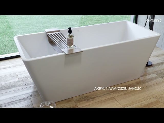 Cada freestanding ovala Cersanit ZEN 167x72 cm S301-302 | Neakaisa.ro