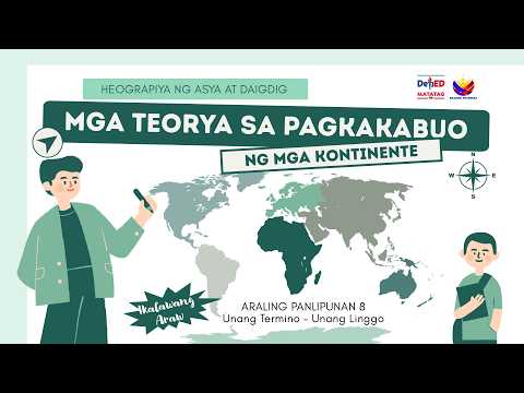 Araling Panlipunan 8 MATATAG Q1 Week 1-2 Mga Teorya sa Pagkakabuo ng mga Kontinente with PPT and DLL