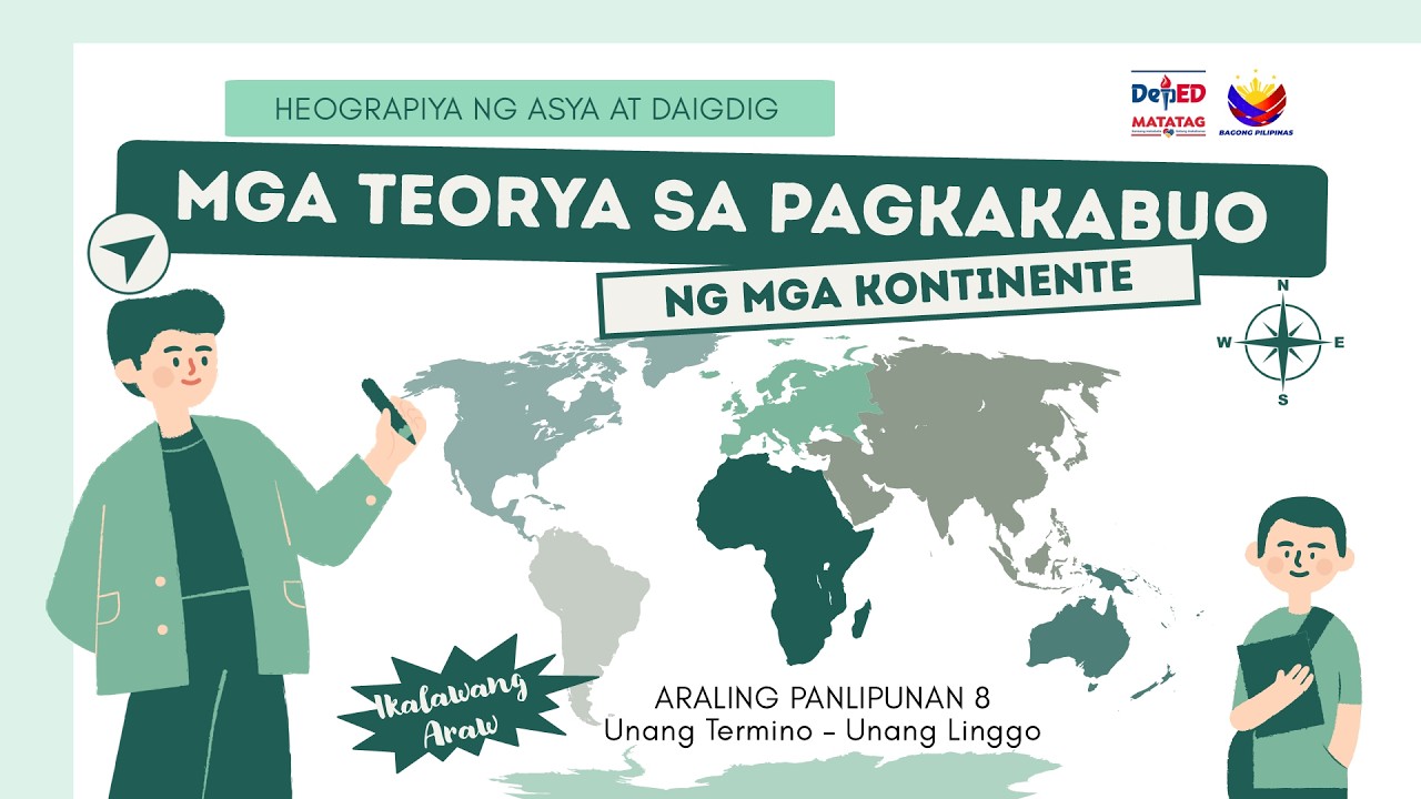 Araling Panlipunan 8 MATATAG Q1 Week 1-2 Mga Teorya sa Pagkakabuo ng mga Kontinente with PPT and DLL