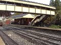 Tiny Trains of Bekonscot. 1:32 scale trains at model village Tiny Trains of Bekonscot. 1:32 scale trains at model village