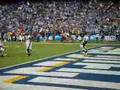 Shawne Merriman and Shaun Phillips meet at the quarterback and sack Kyle Boller...