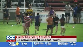 VUELVE EL RUGBY CON LA FECHA 3 DEL ANUAL TUCUMANO