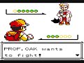 Pokemon Yellow: Professor Oak Battle
