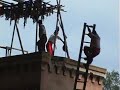 Part two of the Indiana Jones Stunt Show at MGM Studios in Disney World. This is a recreation of the basket scene in Raiders of the Lost Ark.