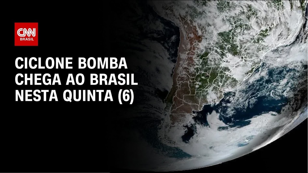 Ciclone bomba chega ao Brasil hoje e Defesa Civil Nacional faz alerta | LIVE CNN