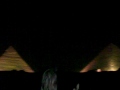Night Laser Show at Pyramids and Sphinx of Giza, Egypt