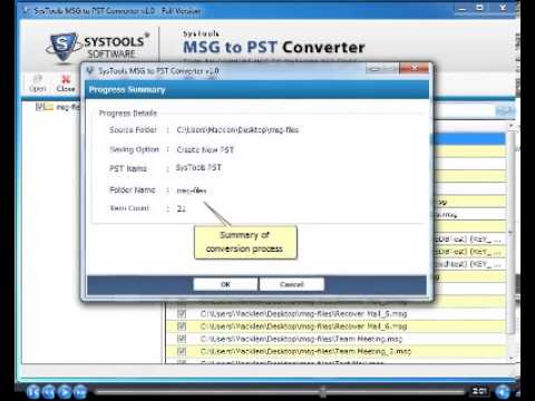 how to open msg file
