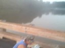 dad settin up traps