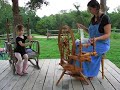 Hand Spinning Mohair