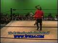 WWA4 Crossbody Wrestling Move Jens v Kaiden Knight