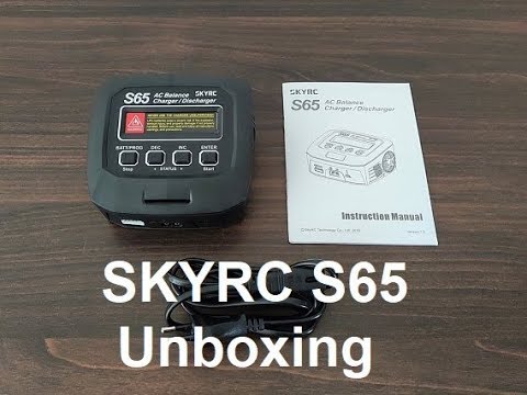 SKYRC S65 65W 6A AC Balance Charger/Discharger Unboxing