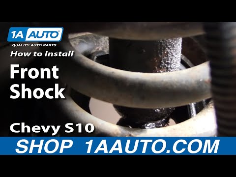 How To Install Replace Front Shocks Chevy S10 Pickup and GMC S15 Sonoma Truck 82-04 1AAuto.com