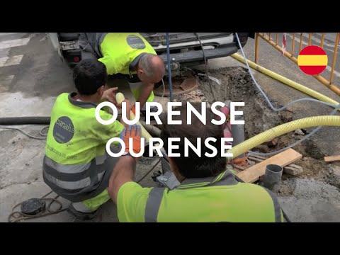 GRUPO CANALIS rehabilita las canalizaciones de la calle Vasco Díaz Tanco (Ourense)