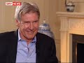 video.news.sky.com best known as indiana jones or han solo - take your pick. but for his latest film, hollywood legend harrison ford has told us it's time to start acting his age. so, does that mean we'll never see don his famous archaelogists hat again? our showbiz correspondent, steve hargrave has been to ask him.