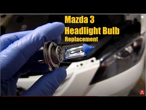 How to change a Mazda 3 Headlight bulb