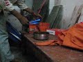 mehndi on the back - making of the pen