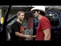 Brad Paisley gives a truck to the 1000000th Ticket Holder to the American Saturday Night Tour
