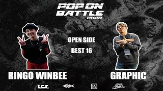 Ringo Winbee vs Graphic – POP ON BATTLE 2020 Open side Best 16