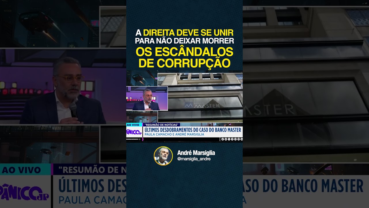 🚨 A DIREITA DEVE SE UNIR PARA NÃO DEIXAR MORRER OS ESCÂNDALOS DE CORRUPÇÃO
