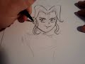 Drawing Aeris from Final Fantasy VII Drawing Aeris from Final Fantasy VII