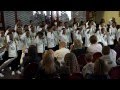 Thai Tims singing for the good folks of Blantyre