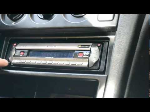 how to install a sony xplod cd player