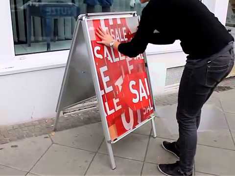 Montagefilm Kundenstopper