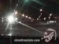Smart kid street races in front of a cop!