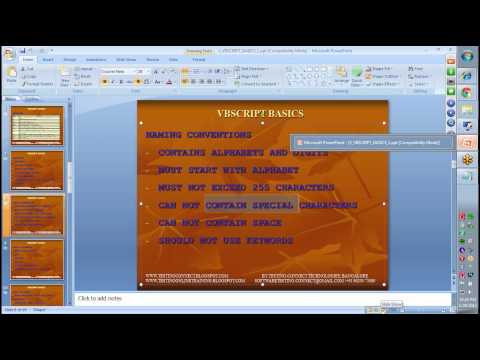 how to practice vb scripting