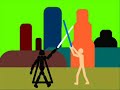 Stick Lightsaber Duel III - Darth Vader Vs. Luke Skywalker