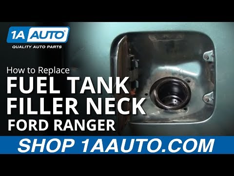 How To Install Replace Leaking Fuel tank Filler Neck Ford Ranger 89-97 1AAuto.com