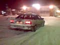 сумасшедший кистинцы В Швеции Mitsubishi lancer GTI vs Opel omego Gl.3GP