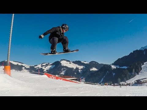FIRST SNOWBOARDING JUMPS!