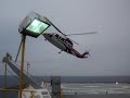 Helicoptero en plataforma Gene Rosser