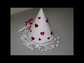 Como hacer un lindo sombrero de princesa