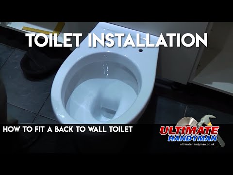 how to fit toilet