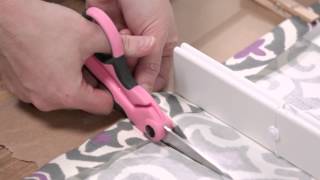 Convert your old window blinds into Roman shades