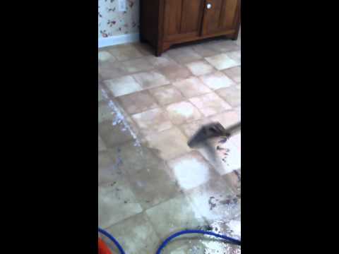 how to remove mop n glo from tile floors