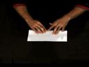 How to Make An Origami Rose : Creasing the Center to Make an Origami Rose