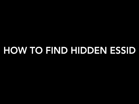 how to discover essid