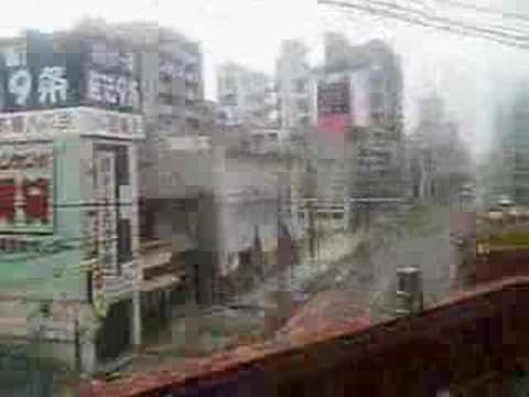 Train ride in Osaka,Japan (Keihan Railway)