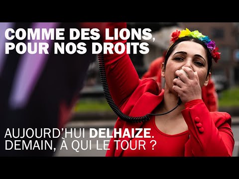 DELHAIZE // COMME DES LIONS, POUR NOS DROITS