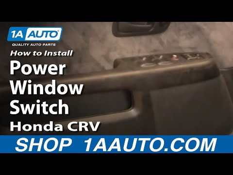 How To Install Replace Power Window Switch Honda CR-V 02-06 1AAuto.com