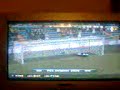 Gol sacando desde el medio del campo