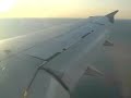 landing a319 air france at the  airport of nice  cote dazur 