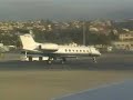 landing a319 air france at the  airport of nice  cote dazur 