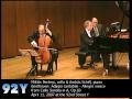 Miklós Perényi, cello & András Schiff, piano perform Beethoven