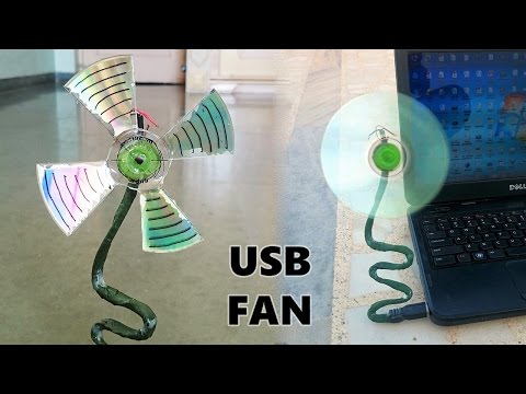 How to Make a USB Fan from CD - Easy Way